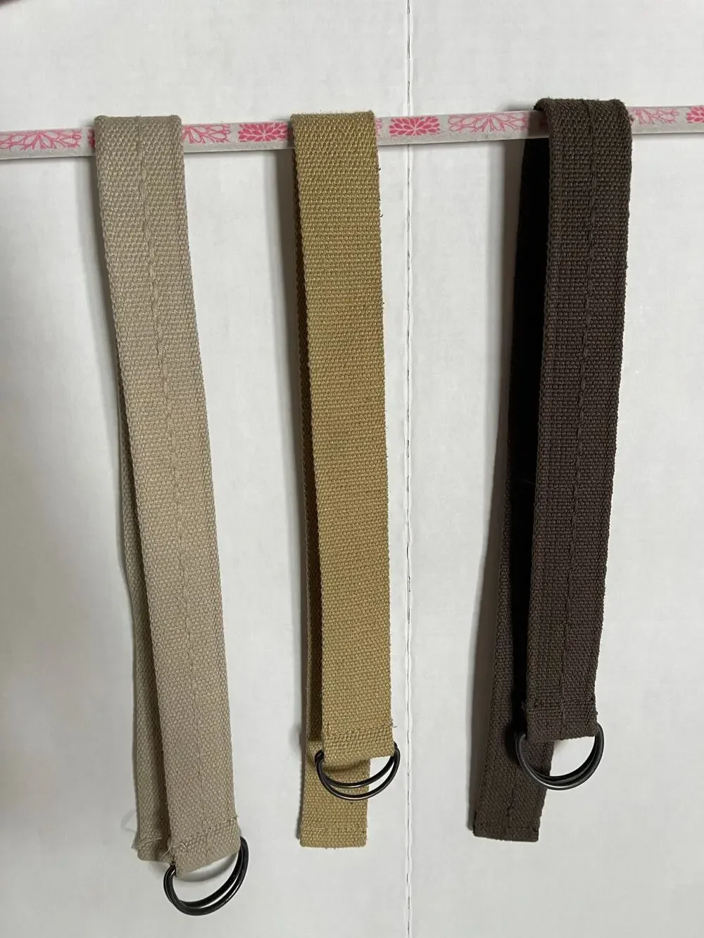 Set of 3 children's rope belts